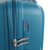 Луксозен куфар в цвят петрол , снимка 4 - Куфари - 43788241