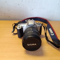 фотоапарат "CANON EOS 300"+обектив "SIGMA 28-200mm", снимка 1 - Фотоапарати - 43942345