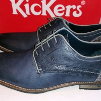 Стилни мъжки обувки от естествена кожа KicKers №46, снимка 4 - Официални обувки - 28473179