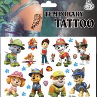 7 вида Пес патрул Paw patrol кучета Tattoo татос татуировка временна детска, снимка 6 - Други - 37439802