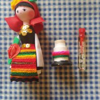 Сувенирна етно кукла с мускал , снимка 4 - Български сувенири - 40755366