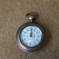 Сребърен джобен часовник №3638 , снимка 1 - Други ценни предмети - 40026160