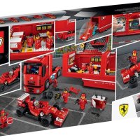 Употребявано LEGO Speed Champions F14 T & Scuderia Ferrari Truck 75913, снимка 4 - Конструктори - 43609599