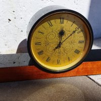 Каминен часовник Янтар, снимка 2 - Антикварни и старинни предмети - 39982285