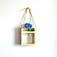 Бутилкова декоративна ваза за горски цветя, снимка 2 - Вази - 38925214