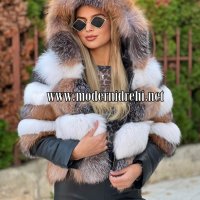 Дамско луксозно палто лисица код 169, снимка 1 - Палта, манта - 38739406