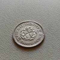 3 пенса 1938 Великобритания - Сребро №2, снимка 1 - Нумизматика и бонистика - 42944183