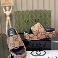 Дамски чехли Gucci, снимка 1 - Чехли - 44854238