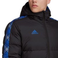 Мъжка Спортна Шуба - ADIDAS Tiro Long Down Hooded Parka Jacket; размер: XS, снимка 6 - Якета - 43988201
