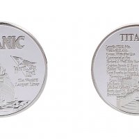Титаник монета / Titanic coin - Silver, снимка 1 - Нумизматика и бонистика - 37900211