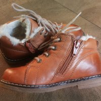 Ponny Leather Winter Shoes Размер EUR 25 детски с вата естествена кожа 23-14-S, снимка 8 - Детски обувки - 43295950