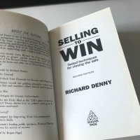 ‘Selling to Win’, Richard Denny, UK number one best seller, снимка 2 - Други - 26422673