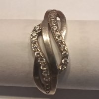 Сребърни пръстени с камъни за жени, снимка 4 - Пръстени - 43250208