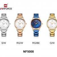 Дамски часовник NAVIFORCE Clarity Rose Gold/White 5008 RGW., снимка 16 - Дамски - 34744332