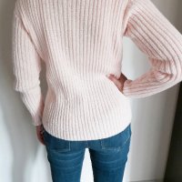 Ръчно плетена блуза, снимка 3 - Блузи с дълъг ръкав и пуловери - 22696813