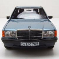 Mercedes-Benz 190 E W201 1984 - мащаб 1:18 на Norev моделът е нов в кутия, снимка 8 - Колекции - 43112808