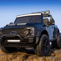 Акумулаторен Двуместен джип Ford super Duty 4X4 2X12V14A(24V) батерия, C MP4, снимка 2 - Детски велосипеди, триколки и коли - 40872153