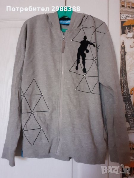 Детски сутшър с качулка на Fortnite, снимка 1