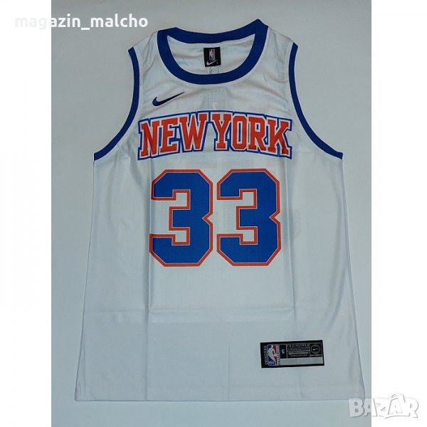 Мъжки Баскетболен Потник – NIKE NBA NEW YORK EWING 33; размери: S, M, L, XL и 2XL, снимка 1