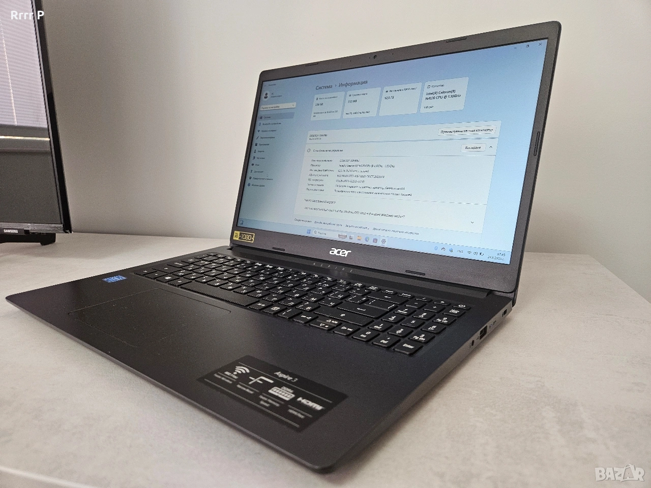 Лаптоп Acer Aspire 3, снимка 1