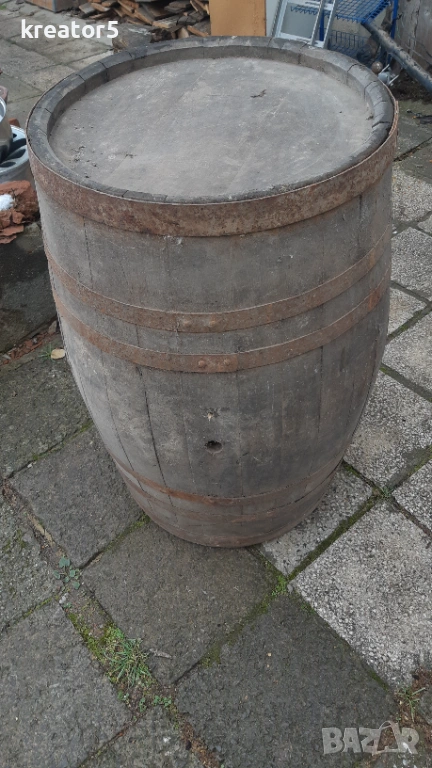 Дървена бъчва-ползвана, снимка 1