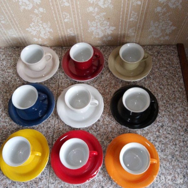 Сервиз за кафе Български разноцветен, снимка 1