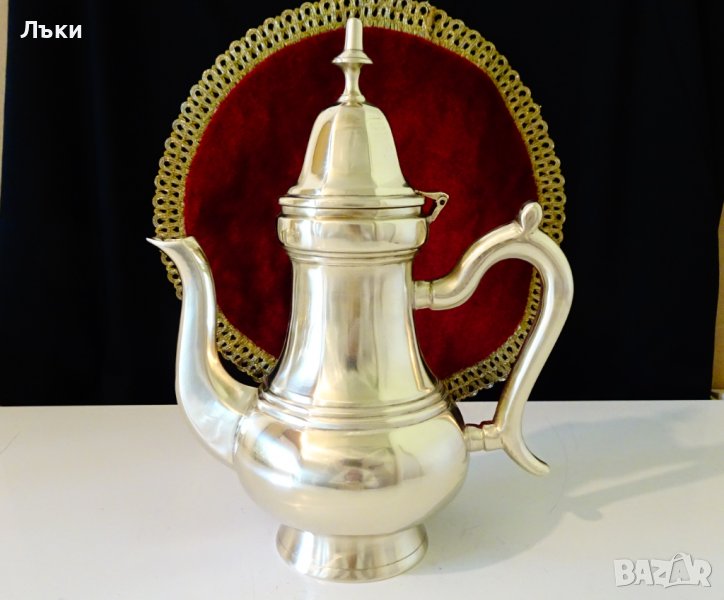 Английска бронзова кана 1 кг.,маркирана. , снимка 1