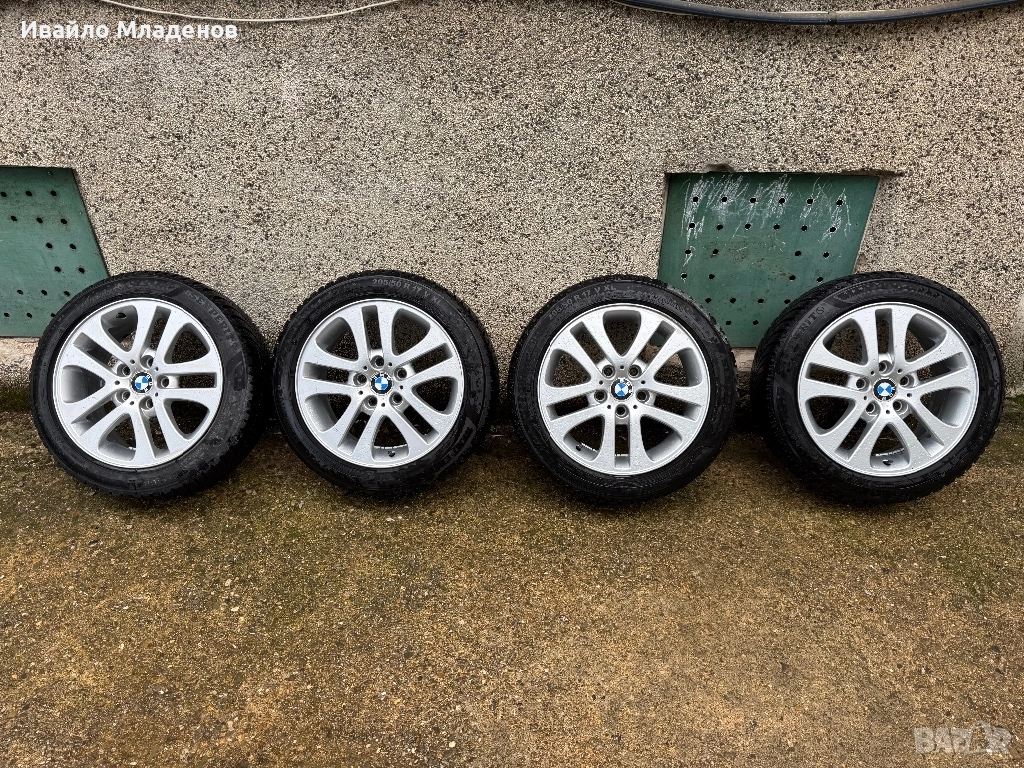 4бр.BMW 17 джанти с нови зимни гуми, снимка 1