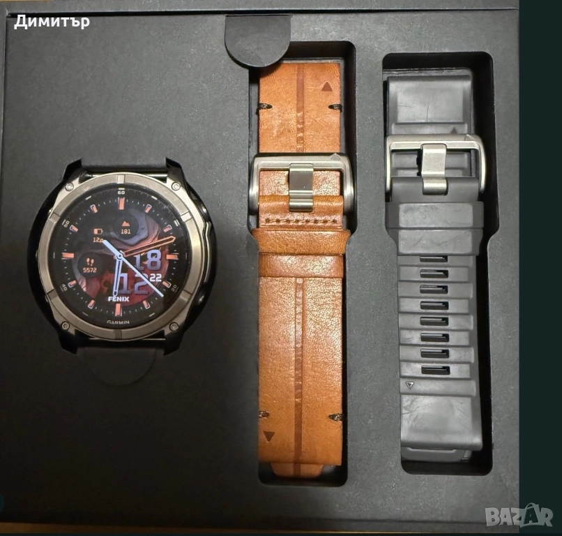 Garmin Fenix 8 amoled sapphire titanium 51 mm, снимка 1