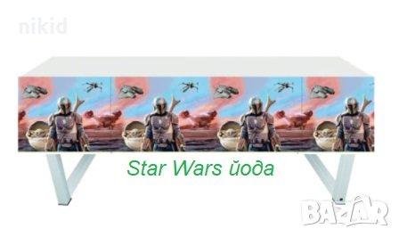Йода Yoda Star Wars Междузвездни войни найлонова покривка за парти рожден ден, снимка 1