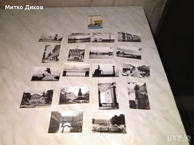 Ленинград 18 нецветни фотоса  1976г. размер 85х55мм като нови , снимка 1
