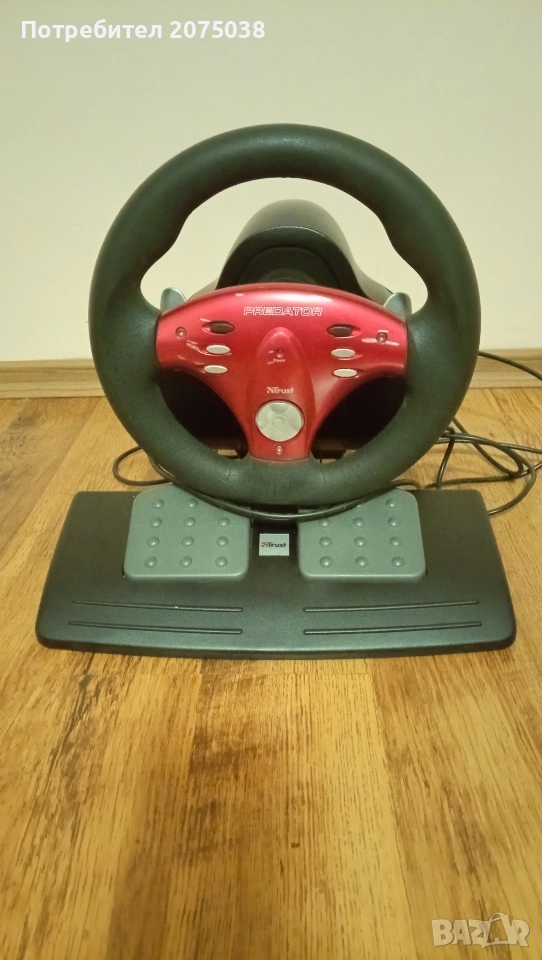 Волан с педали за компютър Trust Predator, снимка 1