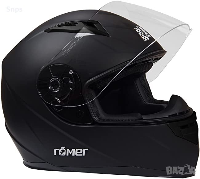 Модерна каска с пълно лице, ежедневна мотоциклетна каска, унисекс, XL, S размер, снимка 1