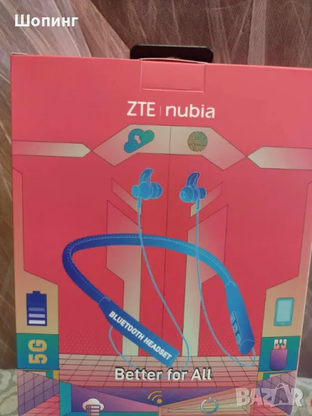Bluetooth слушалки Nubia, снимка 1