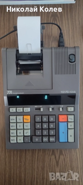 Продавам печатащ настолен калкулатор Triumph-Adler 1121 PD, снимка 1
