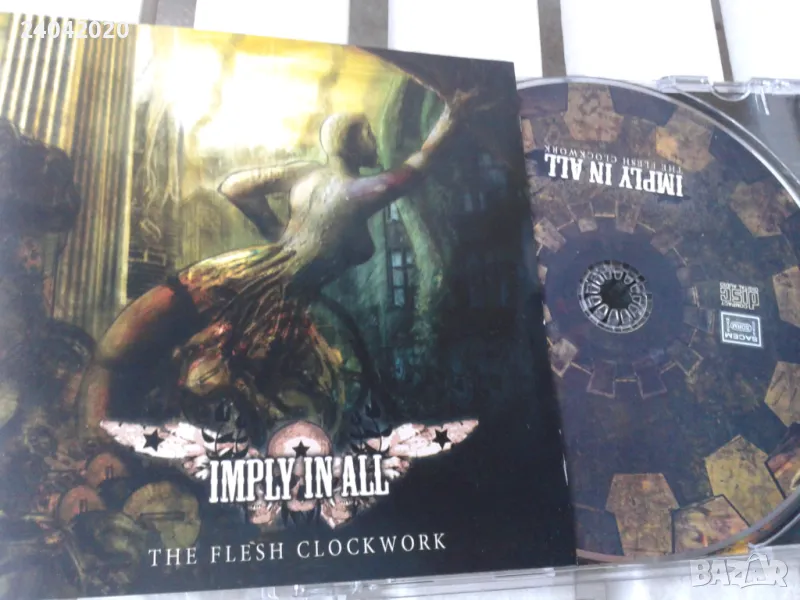 Imply In All – The Flesh Clockwork Deathcore/France оригинален диск, снимка 1