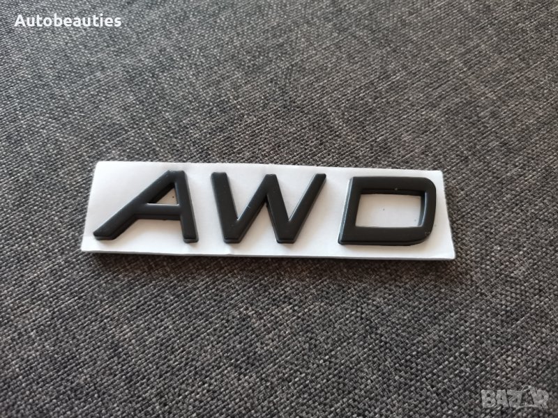 черно лого Volvo AWD, снимка 1