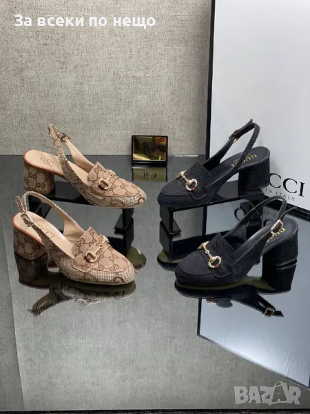 Gucci Дамски Елегантни Обувки На Ток Гучи - 2 Налични Цвята Код D1735, снимка 1