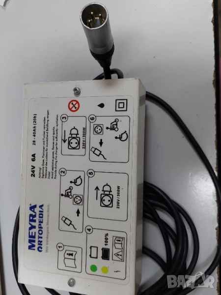 Зарядно устройство Meyra Ortopedia 24V 6A, снимка 1