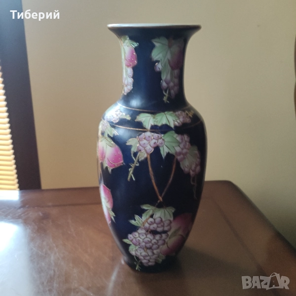 Порцеланова ваза голяма Satsuma, снимка 1