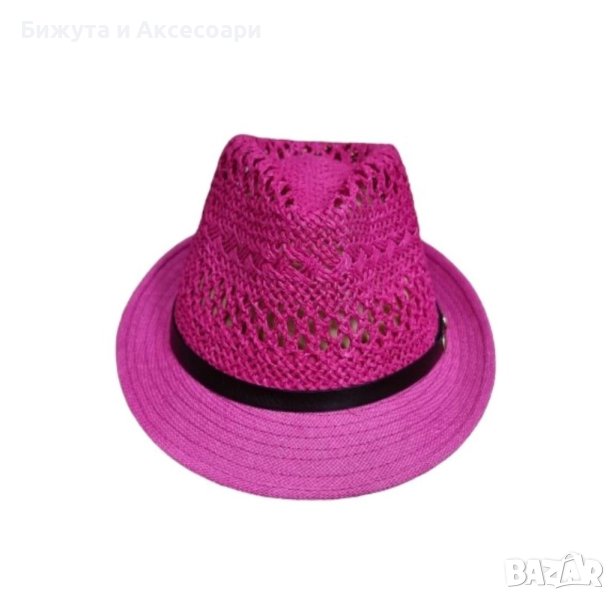 Дамска лятна шапка бомбе циклама V:9423-1, снимка 1