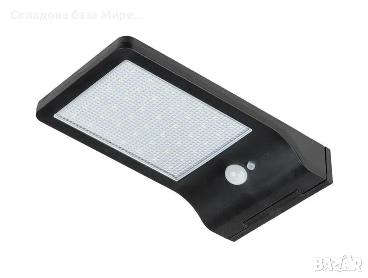 Соларен Led фенер със сензор за движение, 19.5x3x11 см, снимка 1
