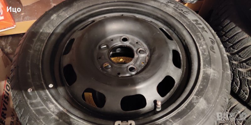 Нова оригинална резервна гума с джанта за Мерцедес 15" 5x112, снимка 1