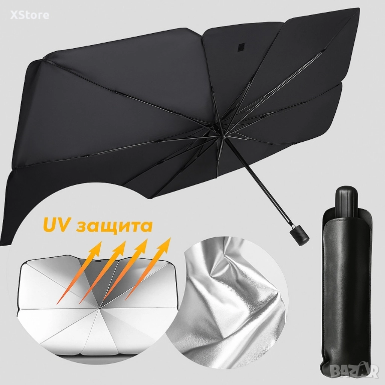 Сенник-чадър за автомобил: Защита от UV лъчи, снимка 1