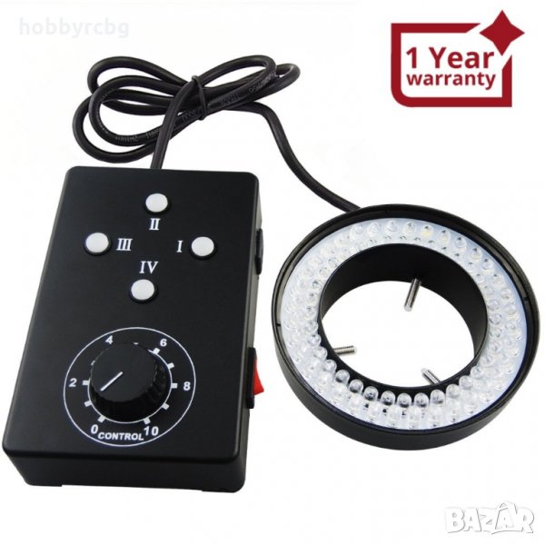 Пръстеновидна LED лампа за обектив на камера и микроскоп , снимка 1