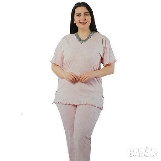 Пижама розово сиво, снимка 1