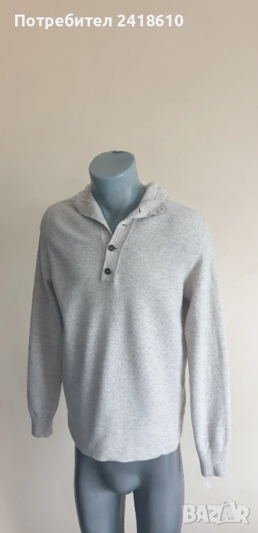 C.P. Company Hooded Wool / Knit Made in Italy Mens Size S / M ОРИГИНАЛ! Мъжки Пуловер!, снимка 1