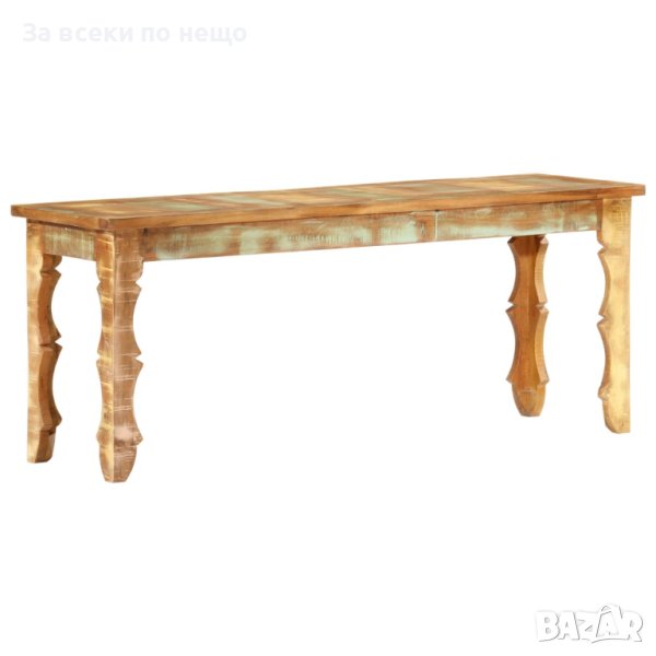 Пейка, 110х35х45 см, регенерирано дърво масив, снимка 1