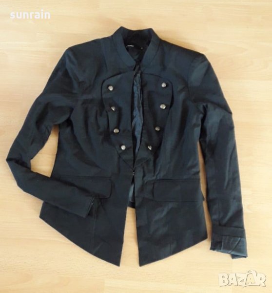 дамско черно сако милитъри, снимка 1