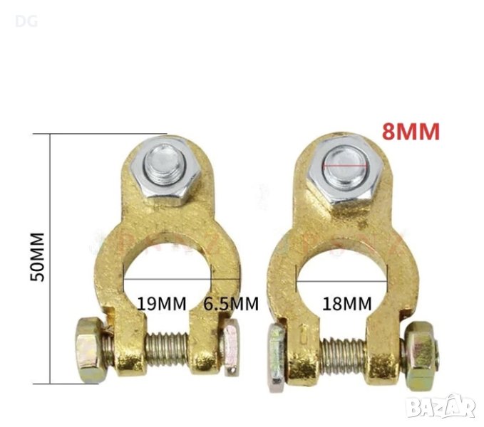 Клеми за акумулатор - 302 2бр/к-т, снимка 1